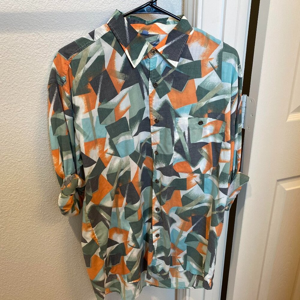 Vintage Original American Club Abstract Shirt